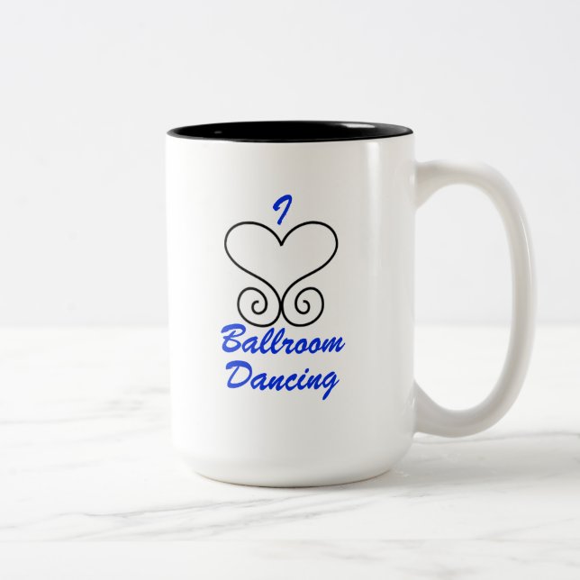 I Love Ballroom Dancing Coffee Mug (Right)