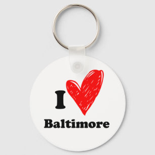I love Baltimore Key Ring