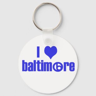 I Love Baltimore Key Ring
