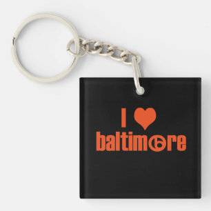 I Love Baltimore Key Ring