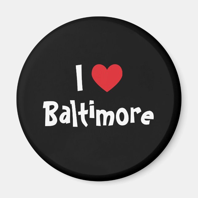 I Love Baltimore Magnet (Front)