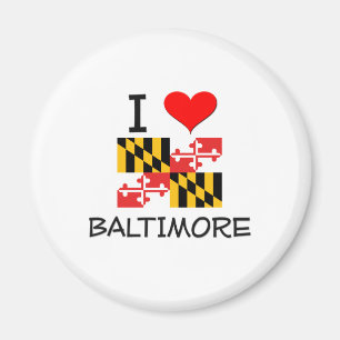 I Love Baltimore Maryland Magnet