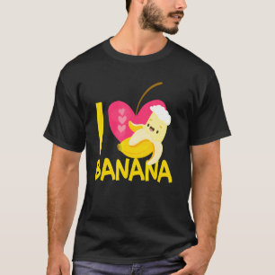 I Love Bananas  Banana  Vegan Food T-Shirt