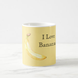 I Love Bananas Coffee Mug