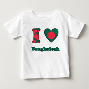 I love Bangladesh Baby T-Shirt