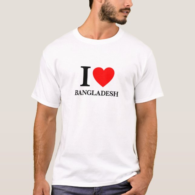I Love Bangladesh T-Shirt (Front)
