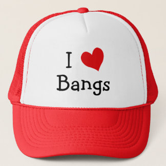 I Love Bangs Trucker Hat