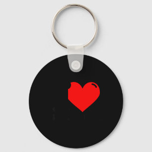 I Love Barbecue Key Ring