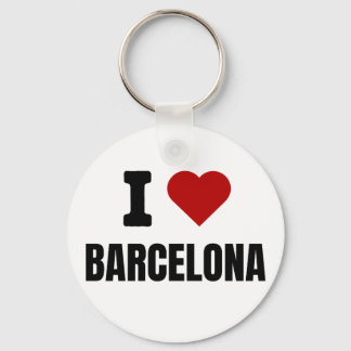 I love Barcelona - I heart Barcelona Spain Key Ring