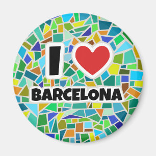 I love Barcelona Magnet