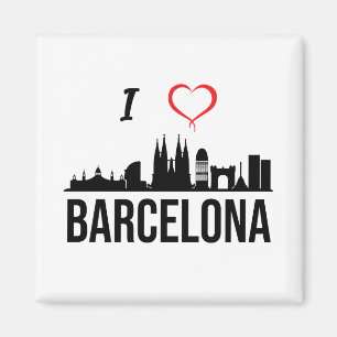 I love Barcelona Spain Magnet