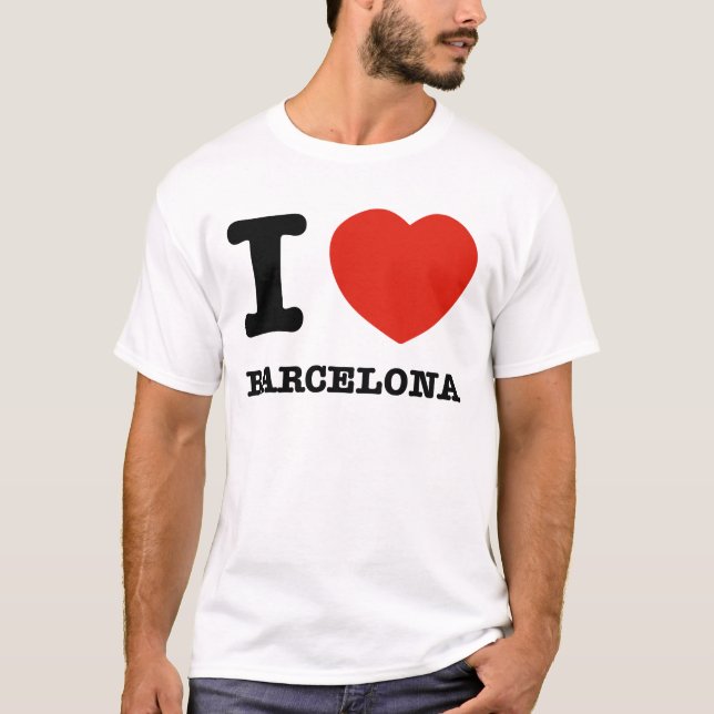I Love Barcelona T-Shirt (Front)