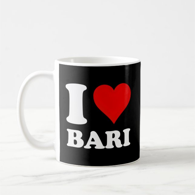 I Love Bari Coffee Mug (Left)