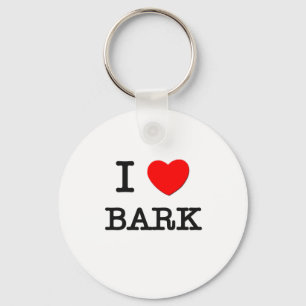 I Love Bark Key Ring
