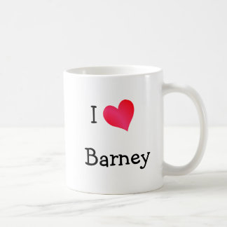 I Love Barney Coffee Mug