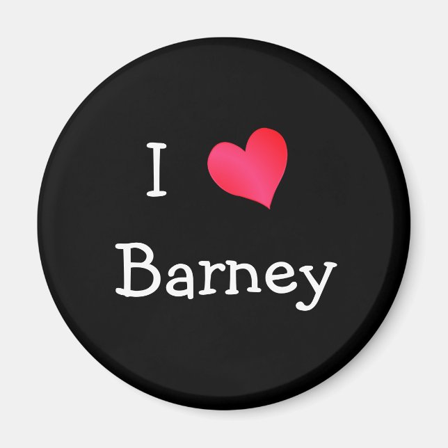 I Love Barney Magnet (Front)