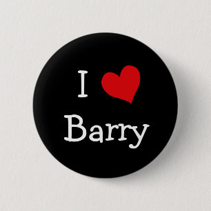 I Love Barry 6 Cm Round Badge