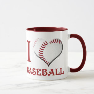 I Love Baseball Mug
