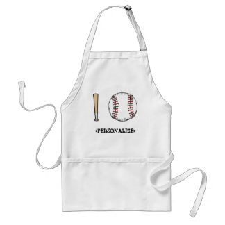 I Love (Baseball), <PERSONALIZE> Standard Apron