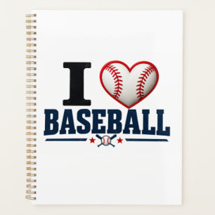 I Love Baseball Planner Baseball Dad Gift Fath