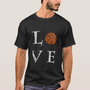 I Love Basketball Basketball Lovers Tee