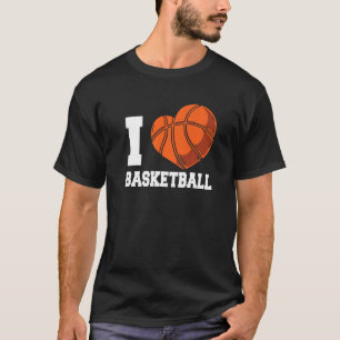 I Love Basketball Coach Match Team Player   T-Shirt