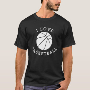 I Love Basketball Fan Favorite T-Shirt