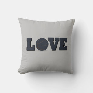 I Love basketball game Cushion