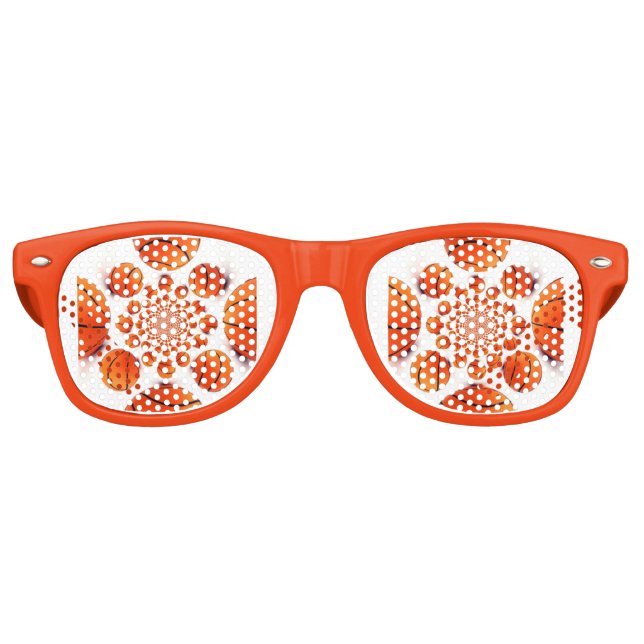 I love Basketball game with Compassion Retro Sunglasses (Front)
