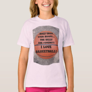 I Love Basketball Humour T-Shirt