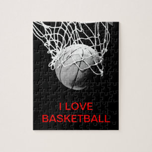 I Love Basketball Jigsaw Puzzle
