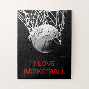 I Love Basketball Jigsaw Puzzle