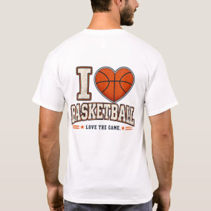 I Love Basketball Men’s T-Shirt Basketball Dad S