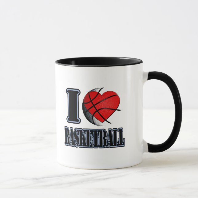I love Basketball - Mugs (Right)