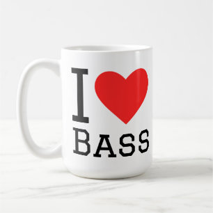 I love bass coffee mug