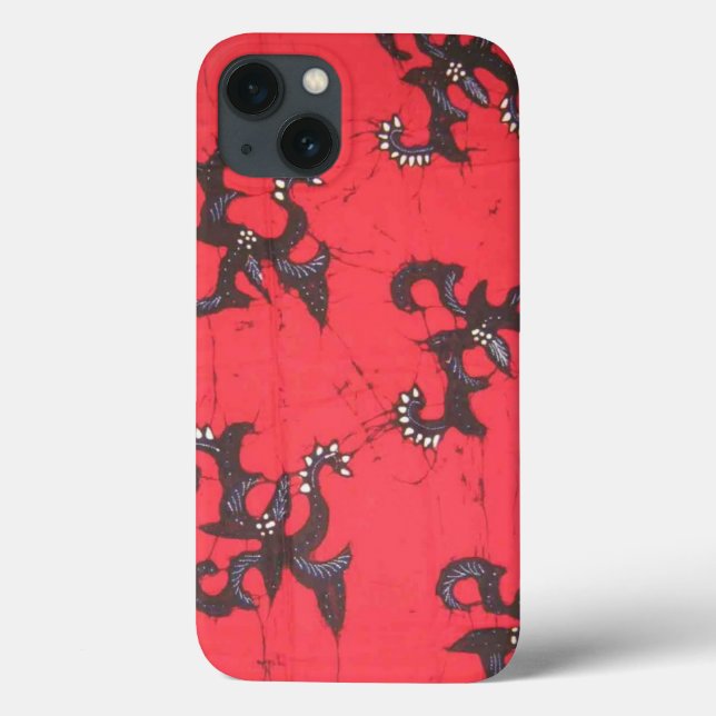 I love Batik iPhone Case (Back)