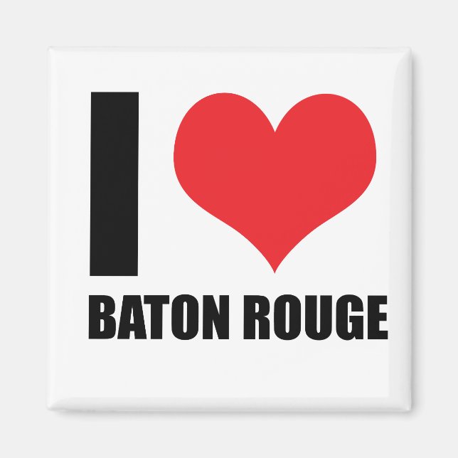 I love Baton Rouge Magnet (Front)