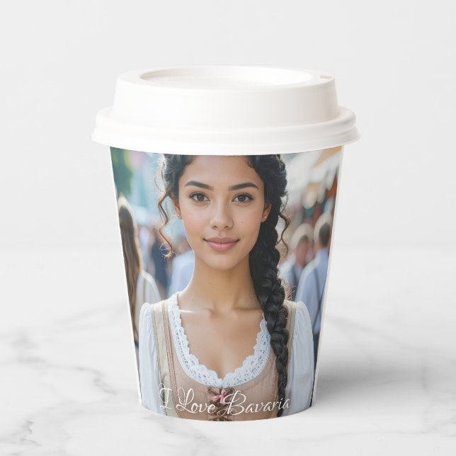 I LOVE BAVARIA PAPER CUPS (Front)