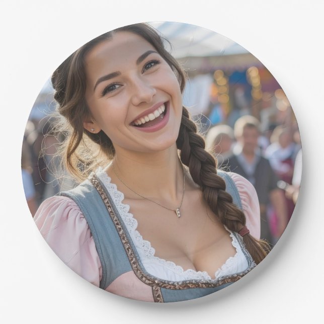 I LOVE BAVARIA - Paper Plate (Front)