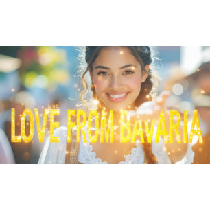 I LOVE BAVARIA POSTCARD