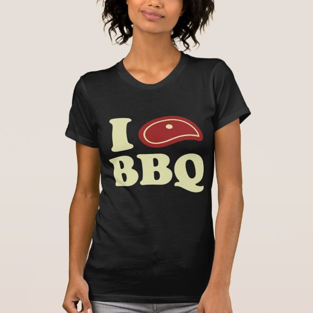 I Love BBQ T-Shirt (Front)