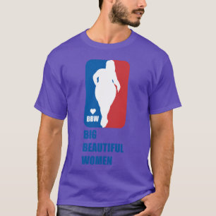 I Love BBW Big Beautiful Women BBW Quotes T-Shirt
