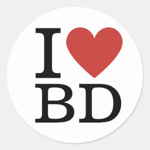 I ❤️ Love BD - Building Department Stickers