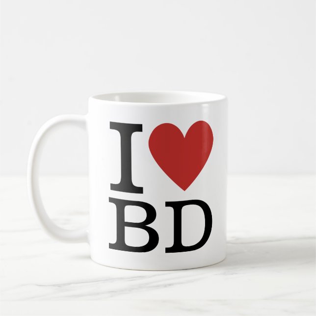 I ❤️ Love BD - Business Development MUG (Left)