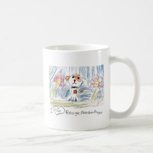 "I LOVE BEAGLE FREEDOM PROJECT!" Classic Mugs
