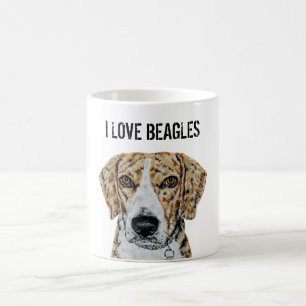 I Love Beagles Mug