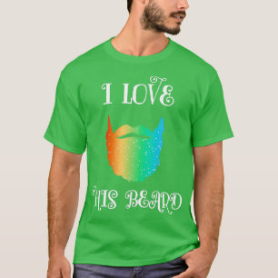 I Love Beard Hipster Friend Love Partner Look 1 T-Shirt