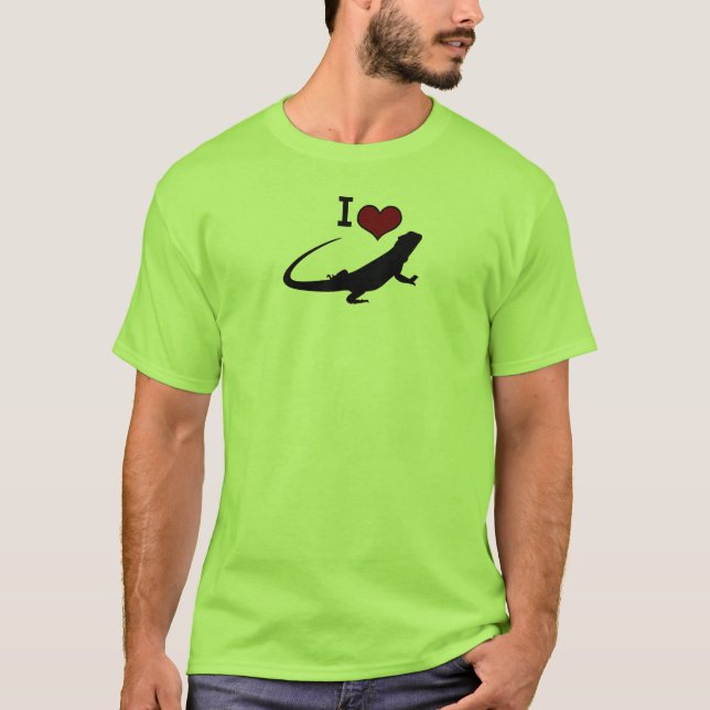 I love Bearded Dragons Shirt (Front)