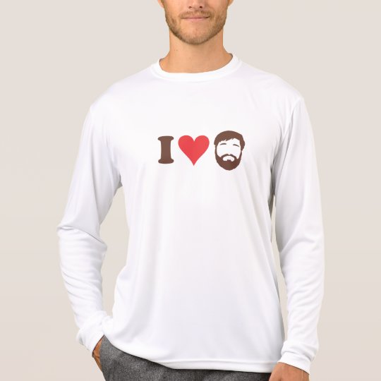 I Love Beards Long Sleeve T-Shirt