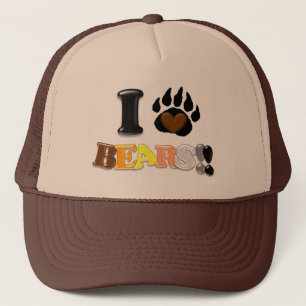 I Love Bears Trucker Hat